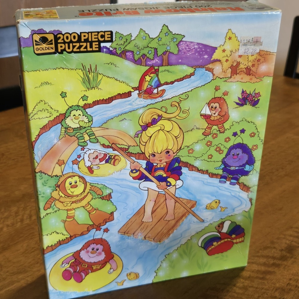 Vintage 1983 Hallmark Rainbow Brite Jigsaw Puzzle 200 Piece - Picture 10 of 15